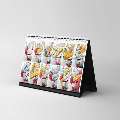 Kalender Meja 2027 - Gundam