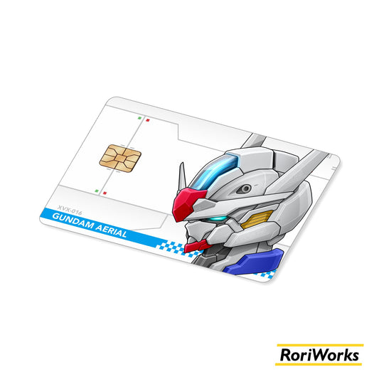 Stiker Kartu - Gundam Aerial Head (High Permet Score)