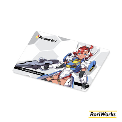 Stiker Kartu - Gundam Aerial (Mecha Musume)
