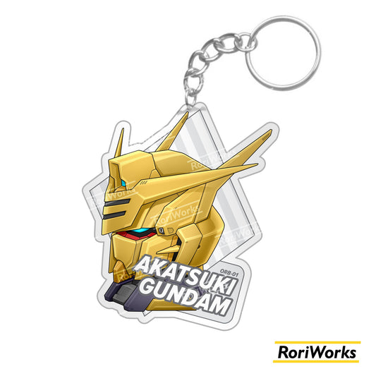 Keychain Akatsuki Gundam Head