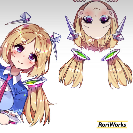 Stiker Intip Aki Rosenthal | Hololive