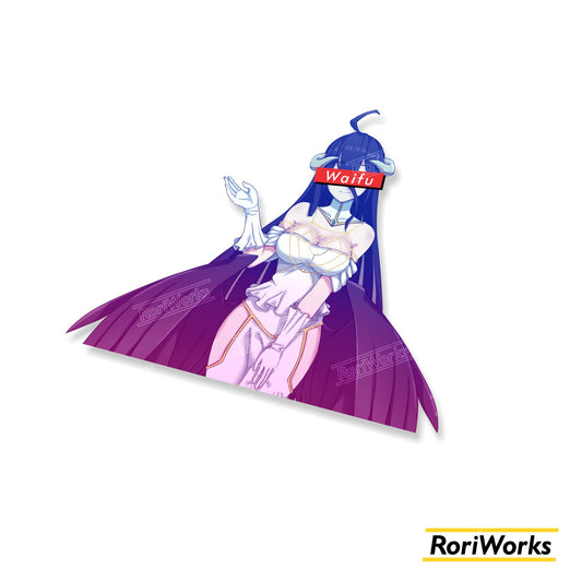Stiker Albedo (Aesthetic Waifu) | Overlord