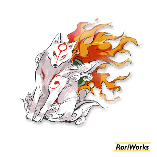 Stiker Amaterasu | Okami