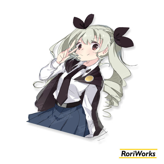 Stiker Anchovy | Girls und Panzer