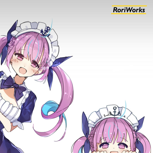 Stiker Intip Aqua Minato | Hololive