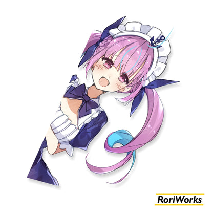 Stiker Intip - Aqua Minato