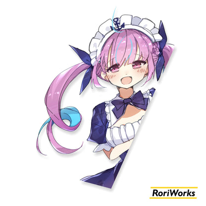 Stiker Intip - Aqua Minato