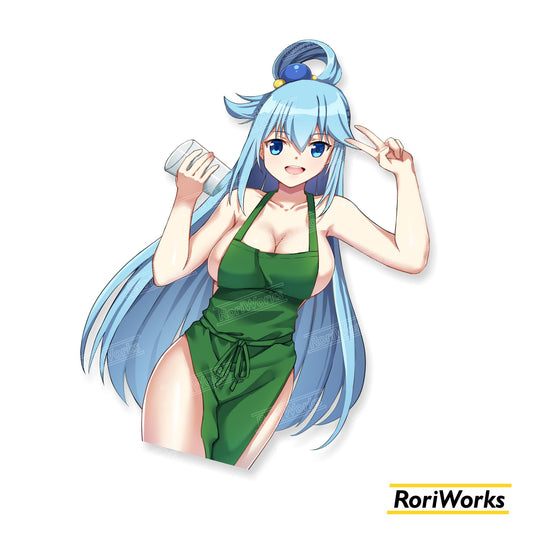Stiker Aqua (Boobarista) | Konosuba
