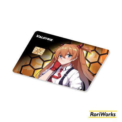 Stiker Kartu - Asuka Langley (Blazing Hope)