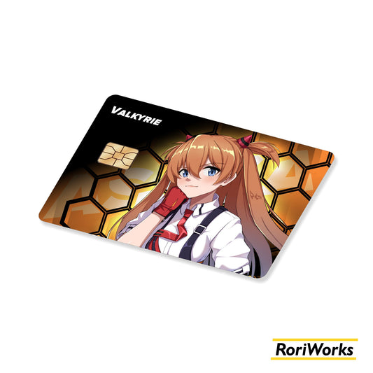 Stiker Kartu - Asuka Langley (Blazing Hope)