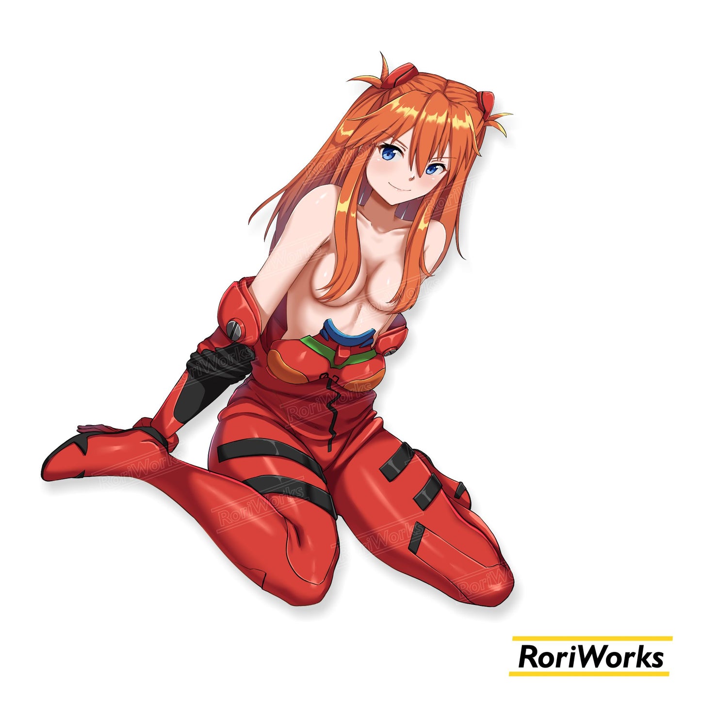 Stiker - Asuka Langley (Half Suit)