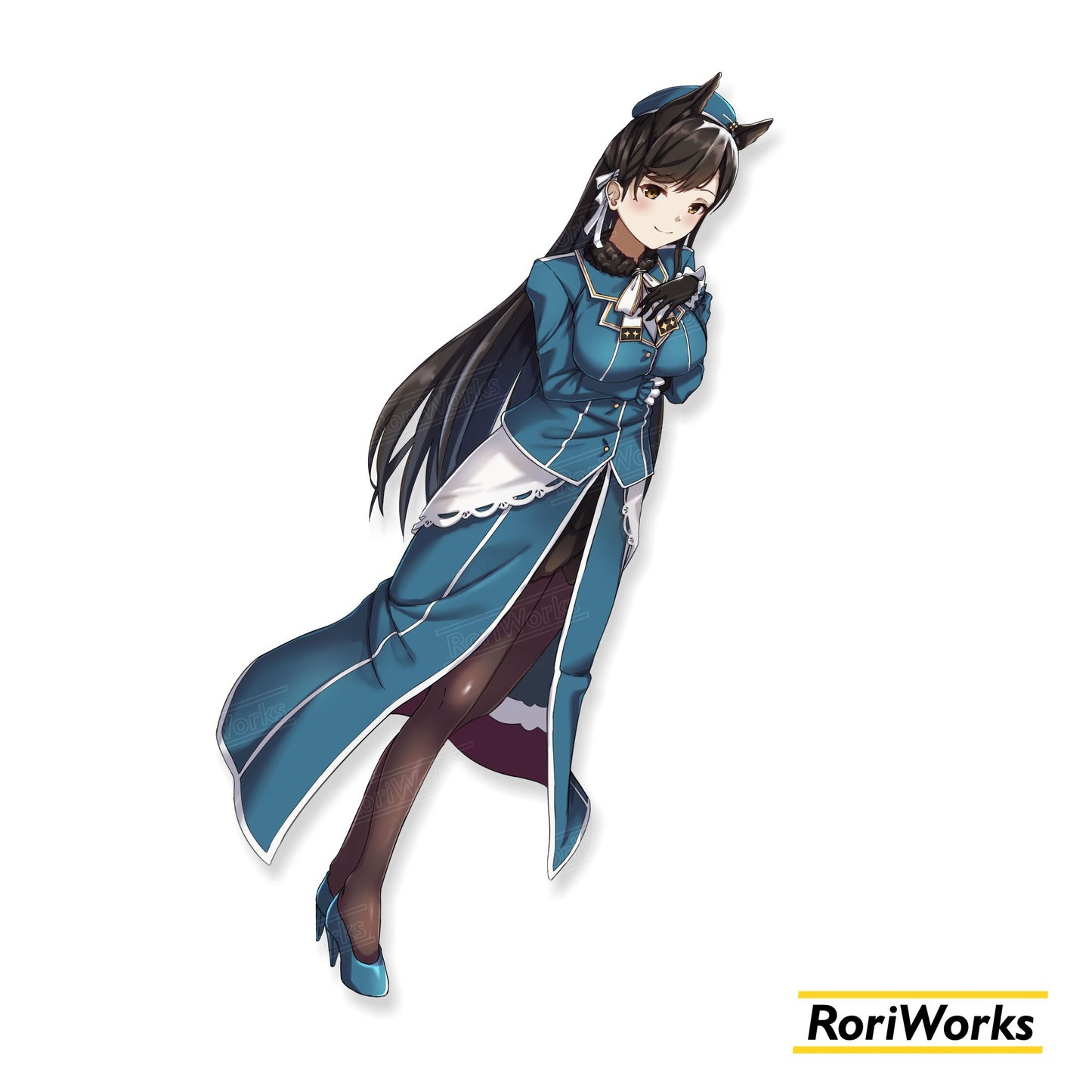 Stiker - Atago x Atago (Azur Lane)