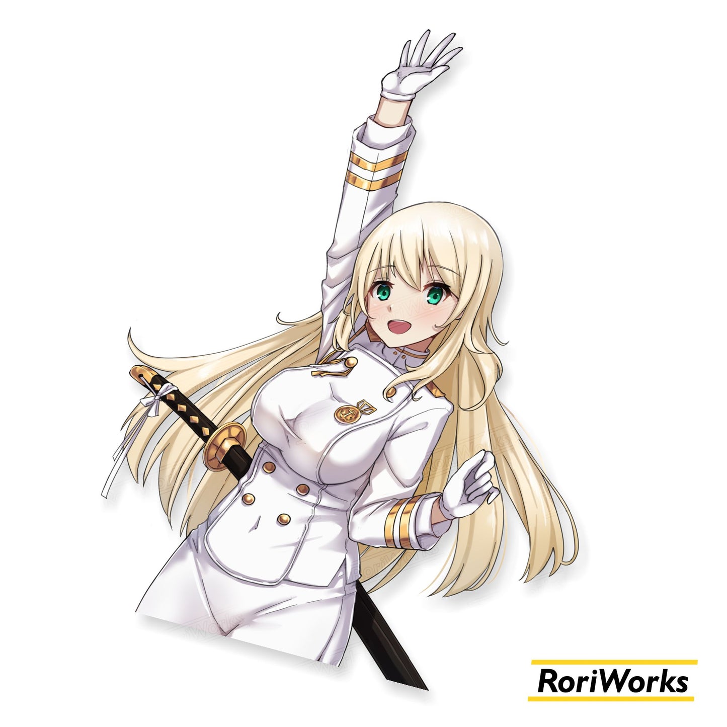 Stiker - Atago x Atago (Kantai Collection)