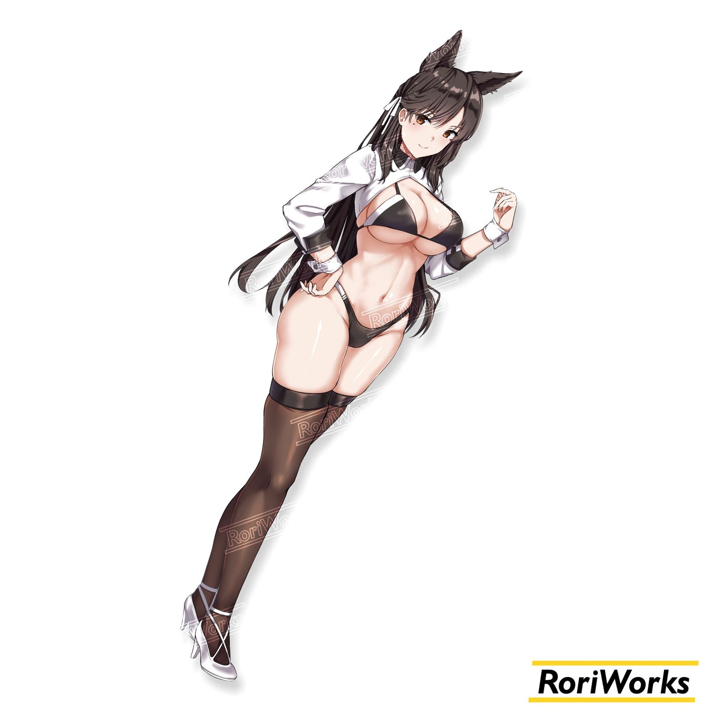 Stiker - Atago (Race Queen)