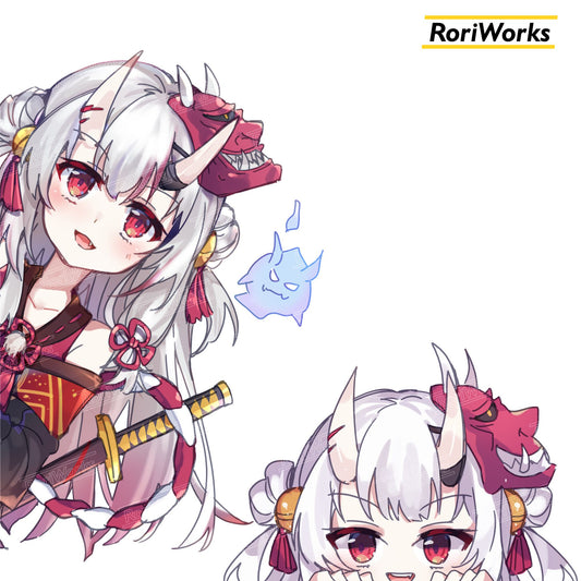 Stiker Intip - Ayame Nakiri