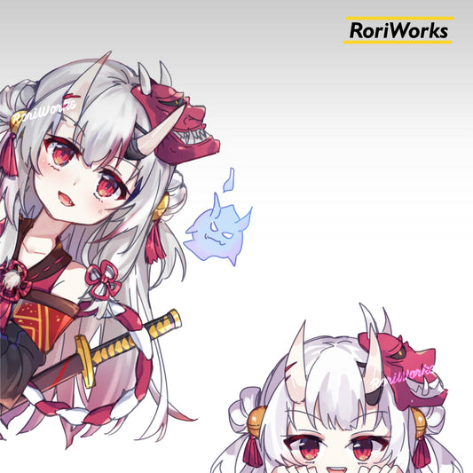 Stiker Intip Ayame Nakiri | Hololive