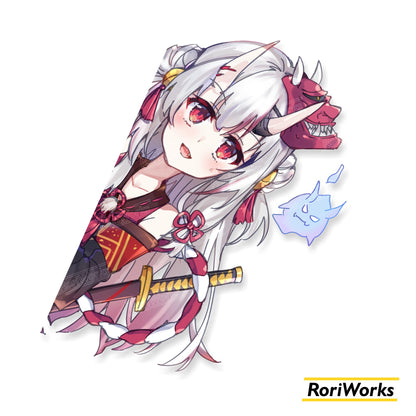 Stiker Intip - Ayame Nakiri