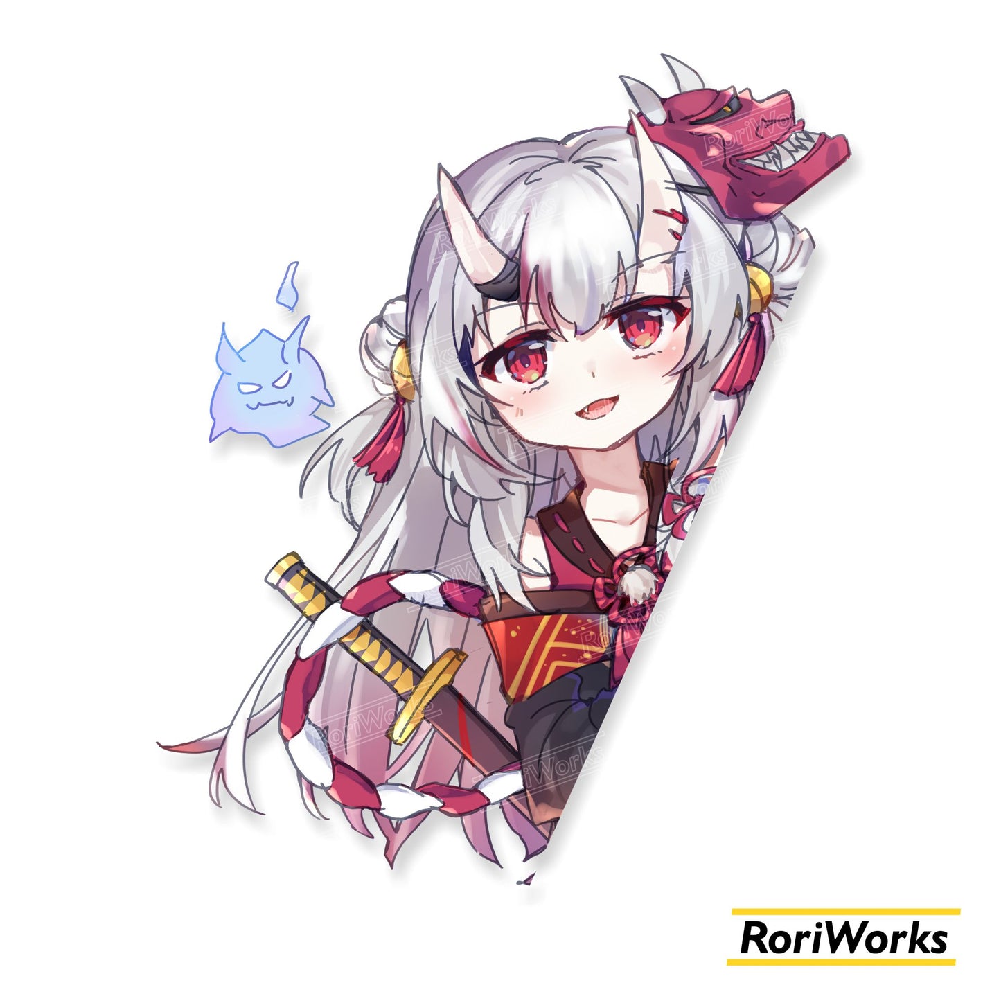 Stiker Intip - Ayame Nakiri