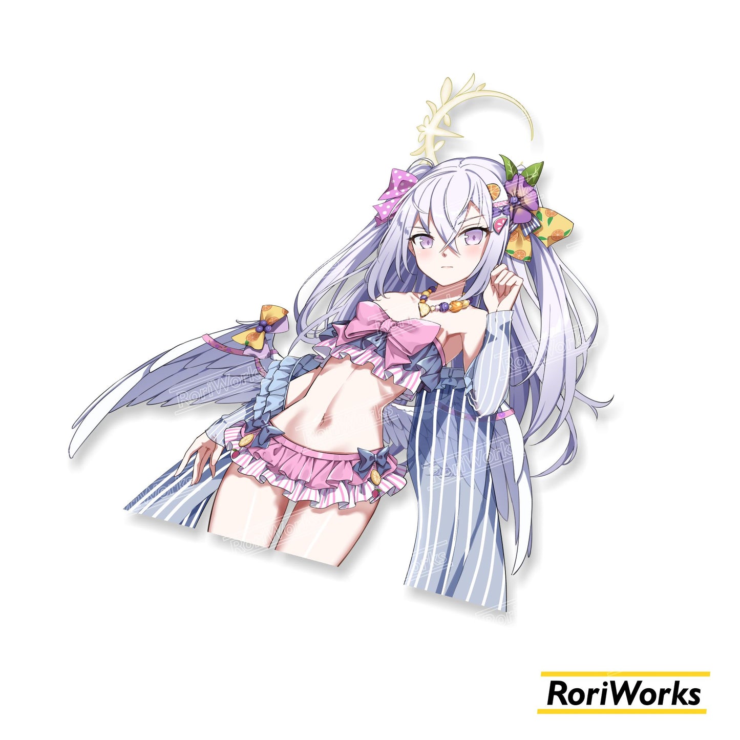 Stiker Azusa Shirasu (Swimsuit) | Blue Archive