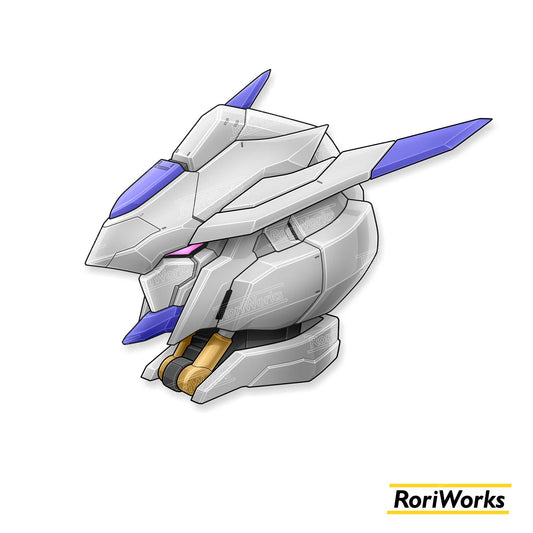 Stiker Gundam Bael Head