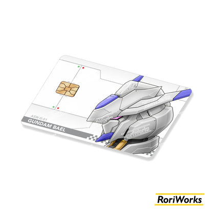 Stiker Kartu - Gundam Bael Head