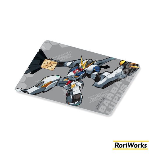 Stiker Kartu - Gundam Barbatos Lupus Rex