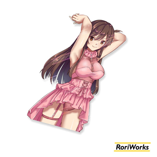 Stiker Chizuru Ichinose (Night Dress) | Rent a Girlfriend