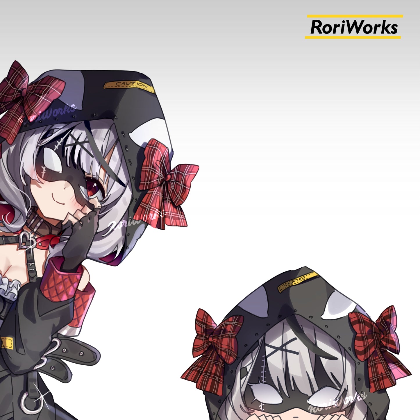 Stiker Intip Chloe Sakamata | Hololive