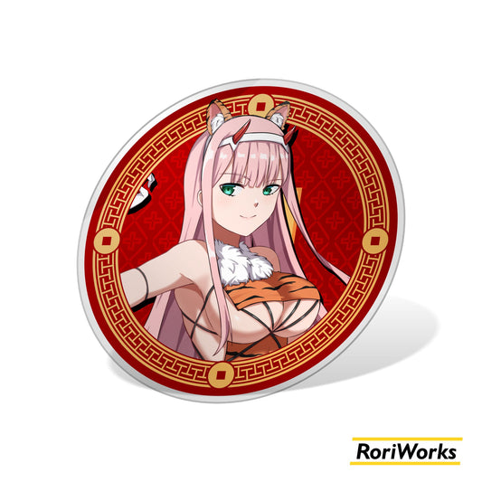 Coaster - Zero Two (Year of Tiger)