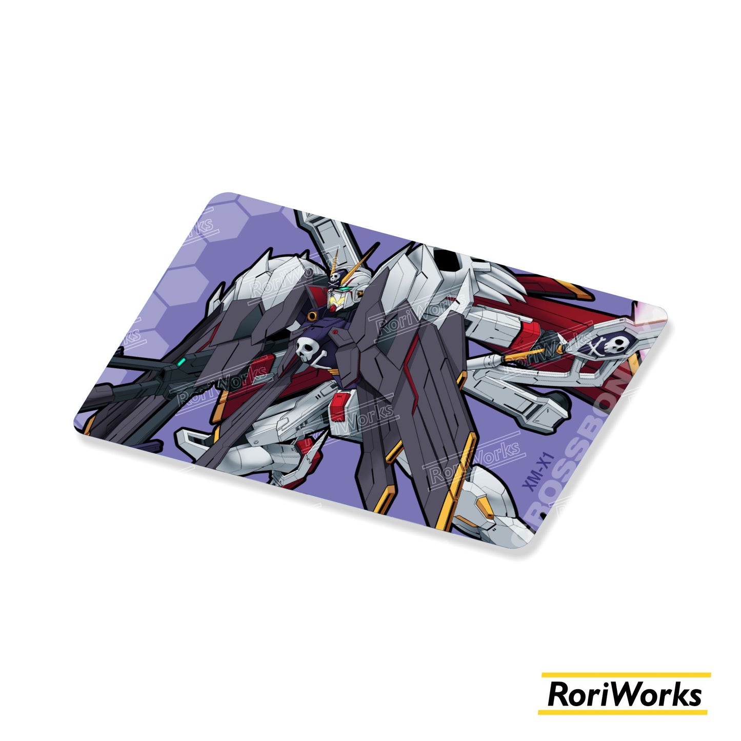 Stiker Kartu - Crossbone Gundam X1 Full Cloth
