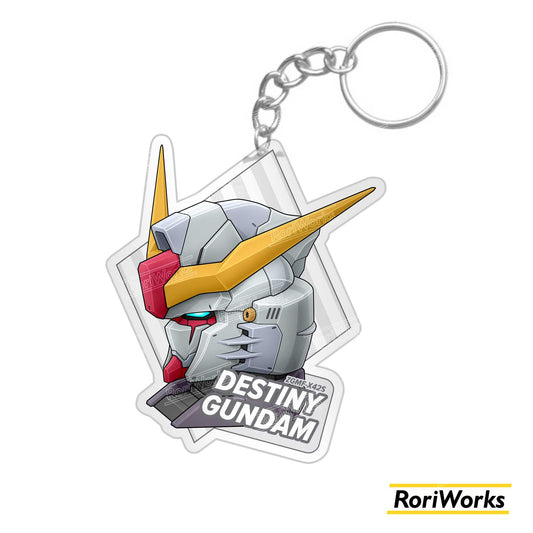 Keychain Destiny Gundam Head