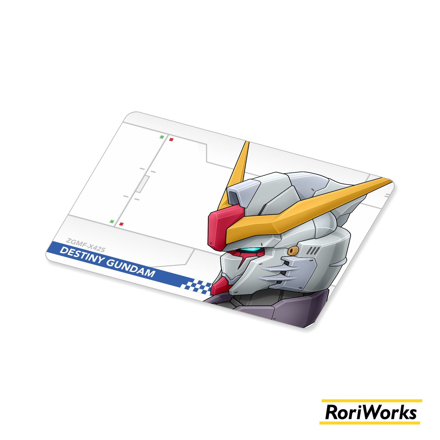 Stiker Kartu - Destiny Gundam Head
