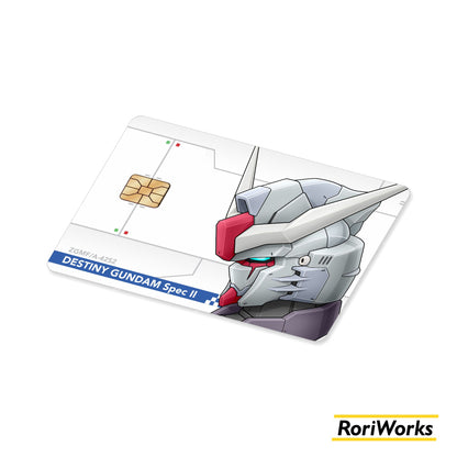 Stiker Kartu - Destiny Gundam Spec II Head