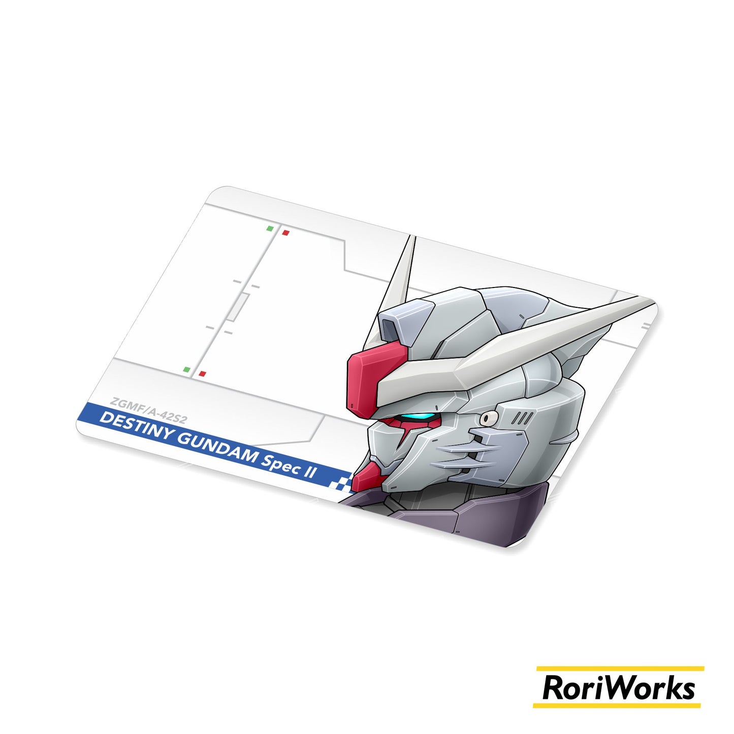 Stiker Kartu - Destiny Gundam Spec II Head