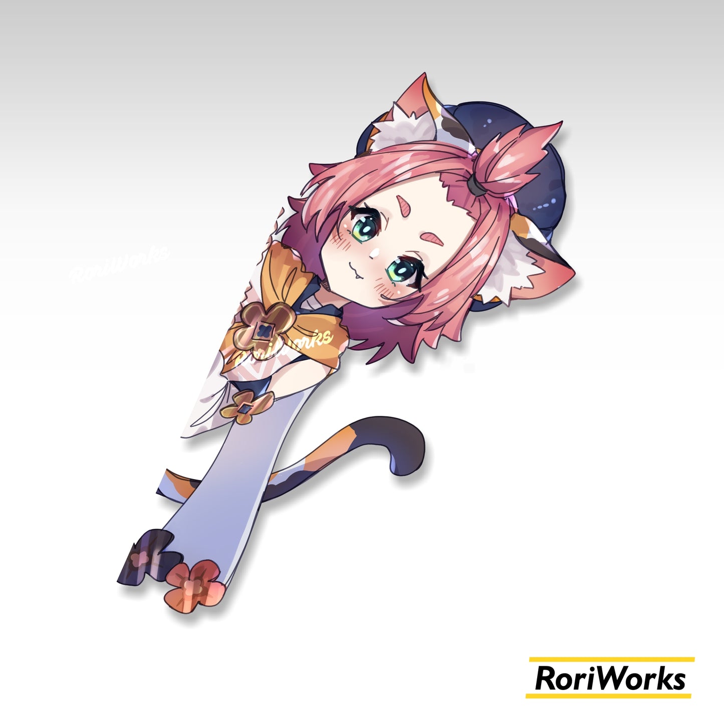 Stiker Intip Diona | Genshin Impact