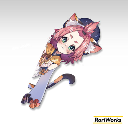 Stiker Intip Diona | Genshin Impact