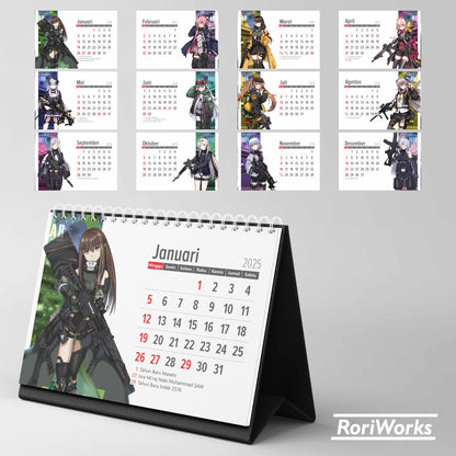 Kalender Meja 2025 | Girls' Frontline