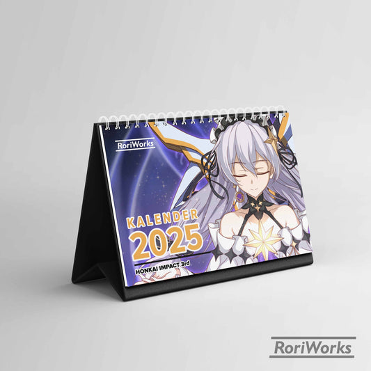 Kalender Meja 2025 | Honkai Impact 3rd