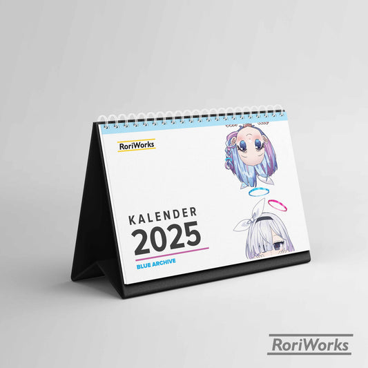 Kalender Meja 2025 | Blue Archive