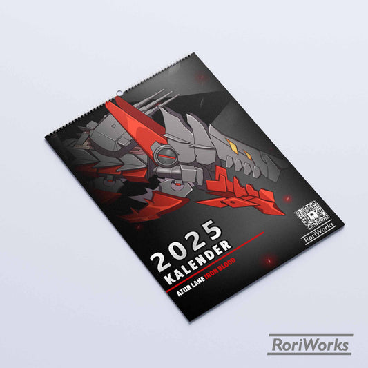 Kalender Dinding 2025 | Azur Lane (Crimson Axis)
