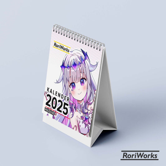 Kalender Meja Mini 2025 | Hololive