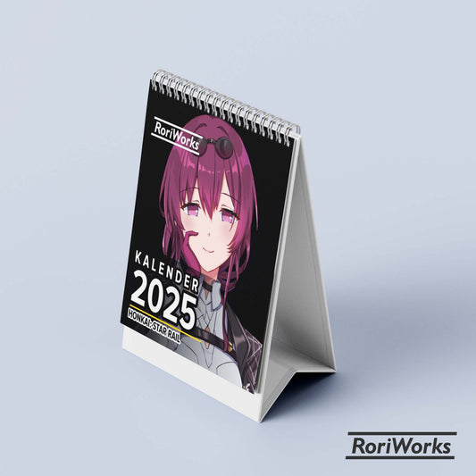 Kalender Meja Mini 2025 | Honkai: Star Rail