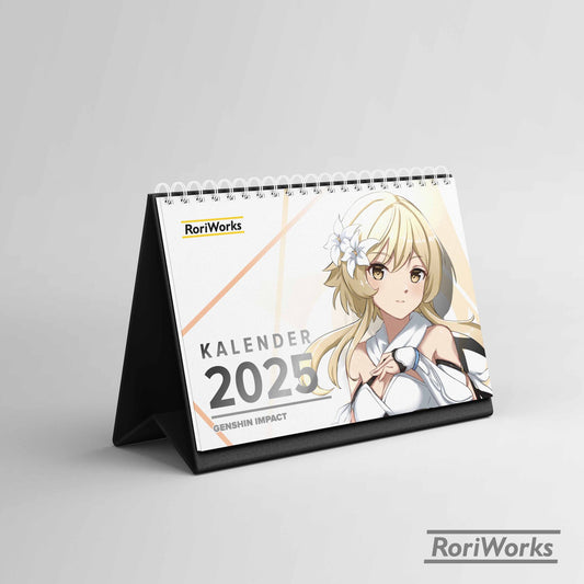 Kalender Meja 2025 | Genshin Impact