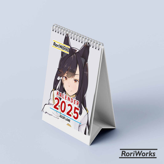 Kalender Meja Mini 2025 | Azur Lane