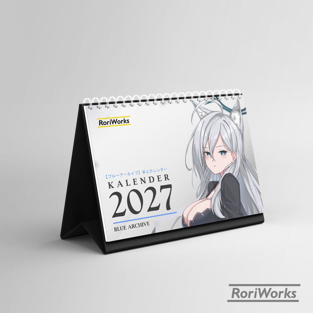 Kalender Meja 2027 - Blue Archive