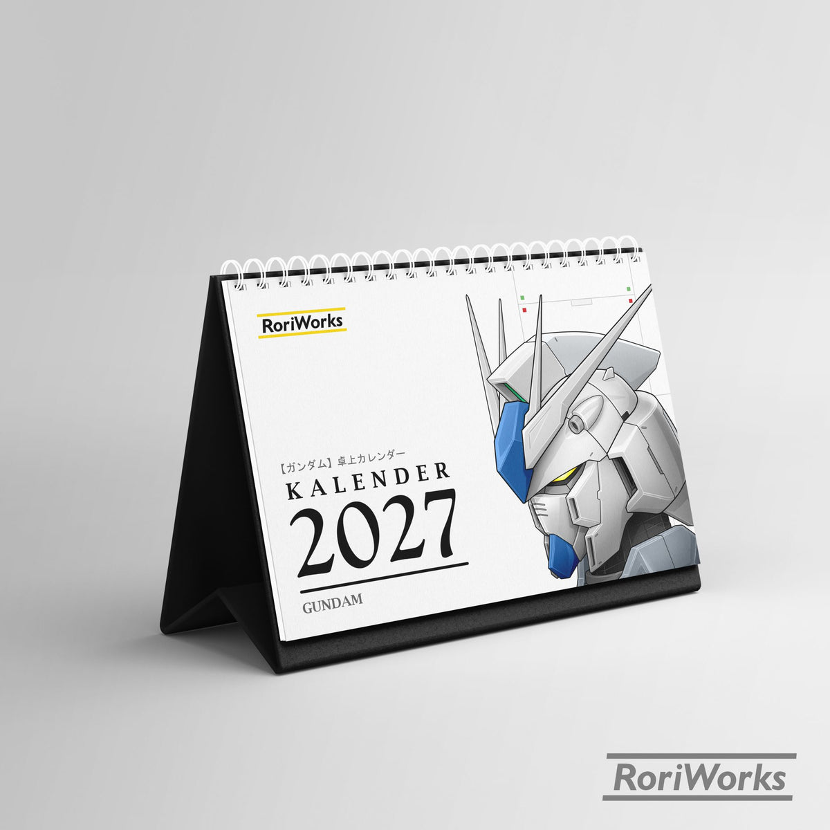Kalender Meja 2027 - Gundam