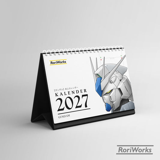Kalender Meja 2027 - Gundam
