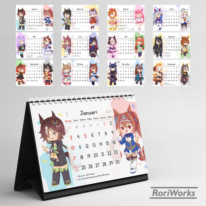 Kalender Meja 2027 - Umamusume