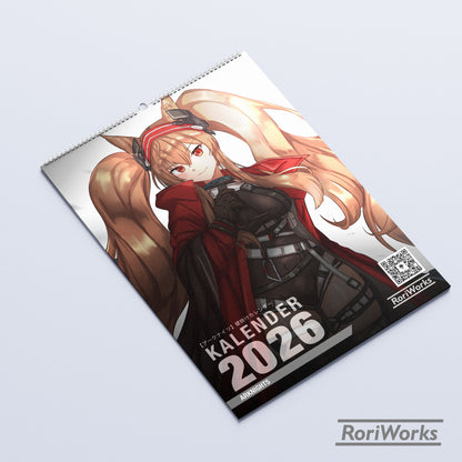 Kalender Dinding 2026 - Arknights
