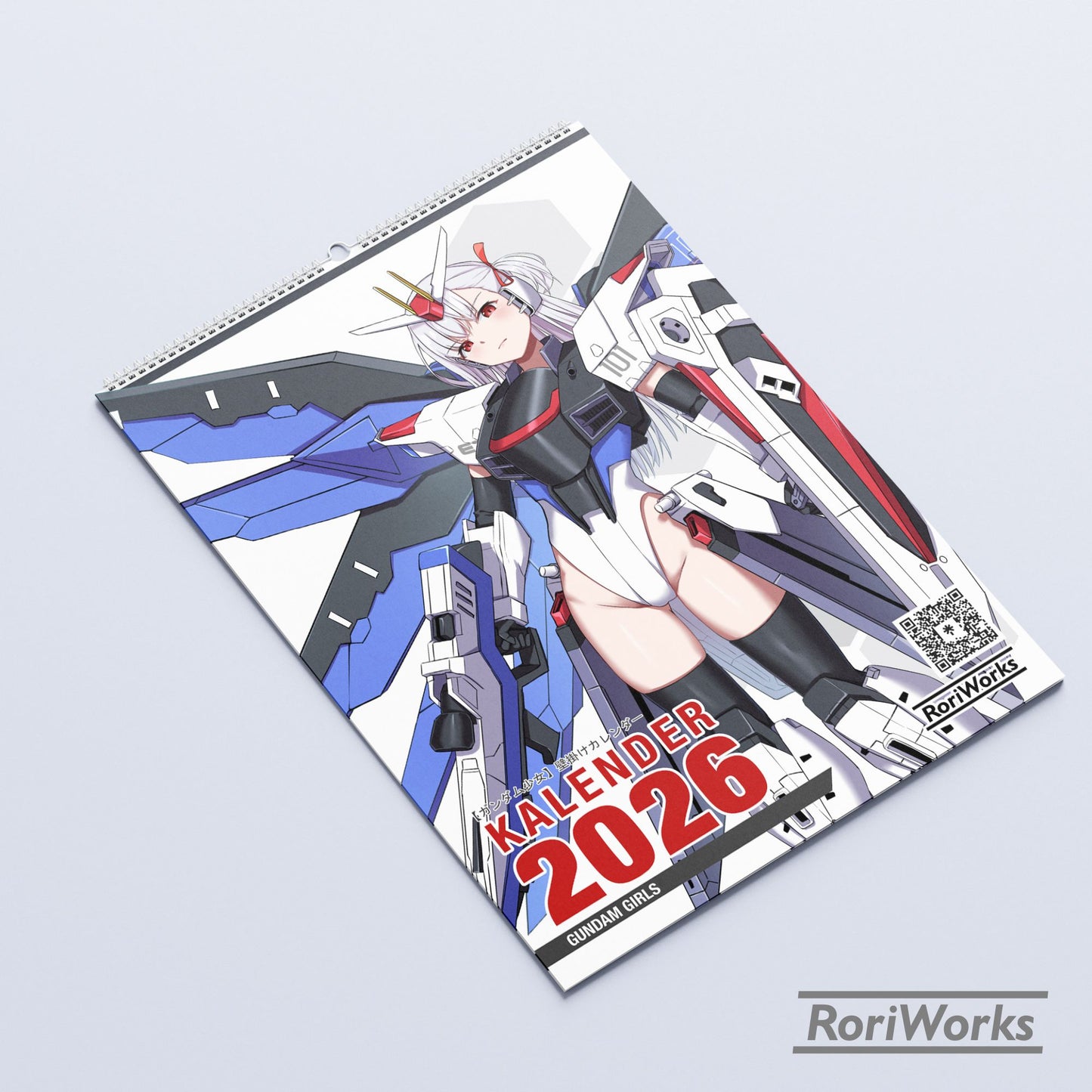 Kalender Dinding 2026 - Gundam Girls